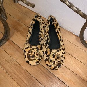 Tory Burch leopard flats